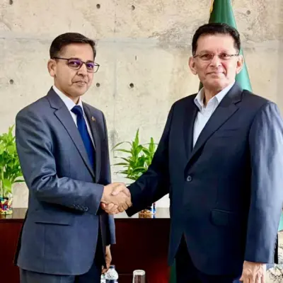 ভারতীয় হাইকমিশনার প্রণয় ভার্মার বিদায়ী সাক্ষাৎ, দ্বিপাক্ষিক সম্পর্ক জোরদারে আশাবাদ