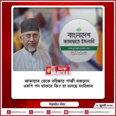জামায়াত থেকে বহিষ্কার গাজী নজরুল, এমপি পদ থাকবে কি? যা বলছে সংবিধান
