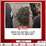 চট্টগ্রামে নালা থেকে উদ্ধার ১,৩২০টি ব্যবহৃত গুলি, উৎস খুঁজছে পুলিশ